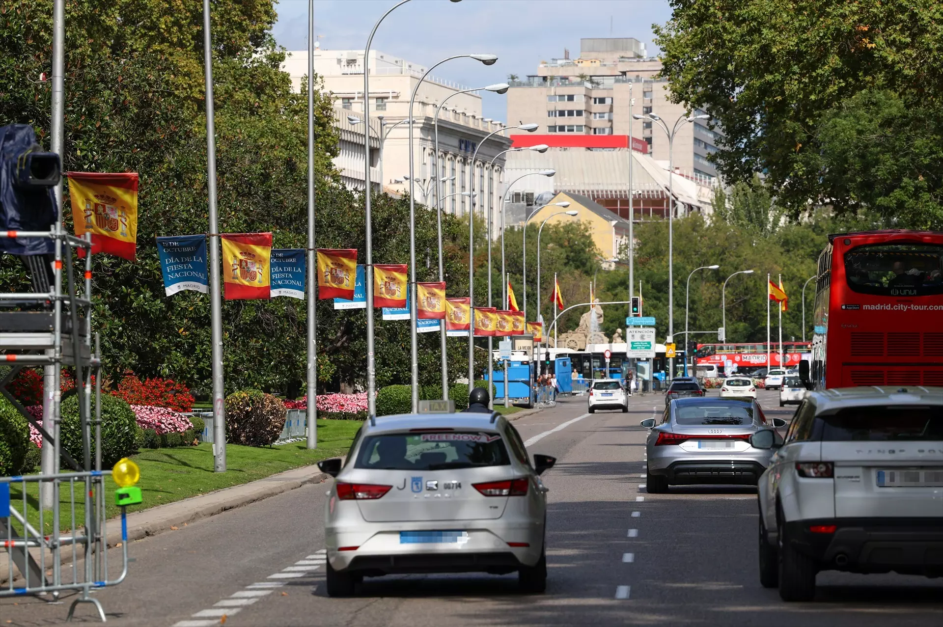 Preparativos del desfile militar por el Día de la Hispanidad en Madrid (España). — Marta Fernández / Europa Press