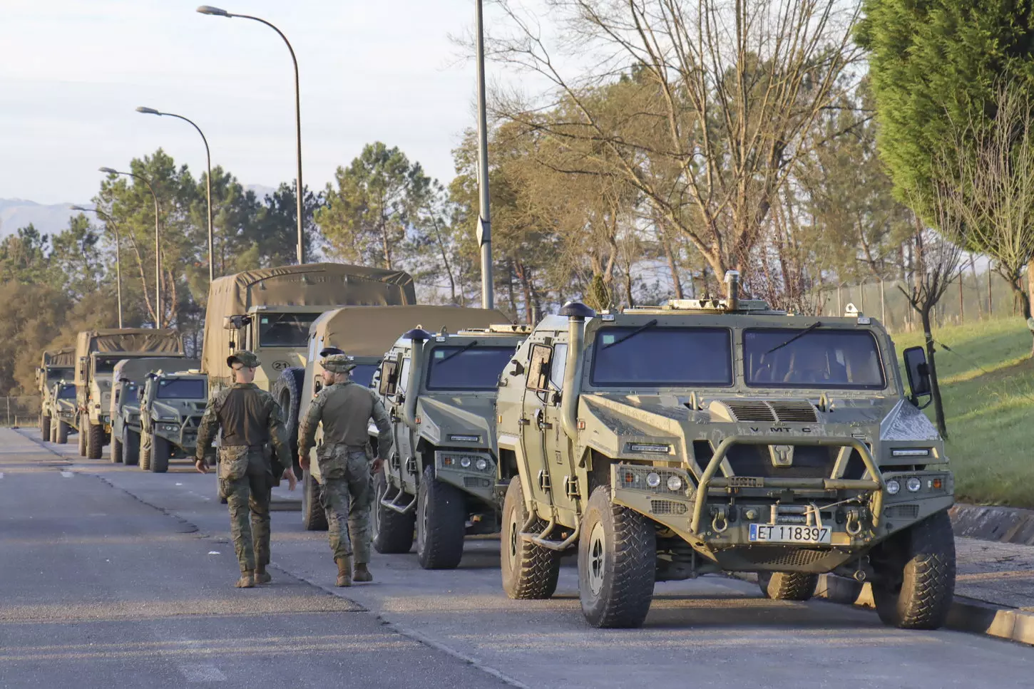 La brigada Galicia VII (Brilat) del Ejército español en València. — Emilio Lavandeira / EFE