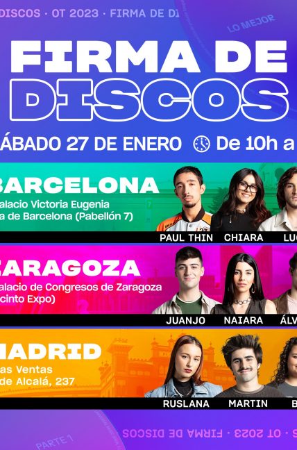 OT BARCELONA  Colas en Barcelona por la firma de discos de los cantantes  de 'OT