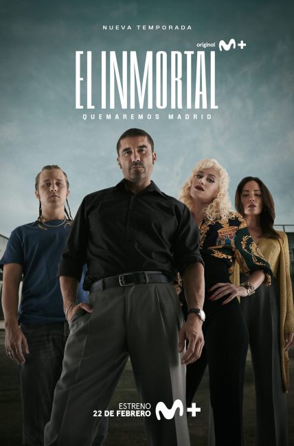 Cartel promocional de la segunda temporada de 'El Inmortal'. Foto: Movistar Plus+