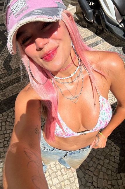 Karol G en una foto publicada en su perfil de Instagram.