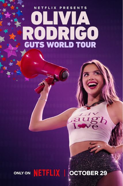 Imagen promocional de 'Olivia Rodrigo: GUTS World Tour', disponible en Netflix.