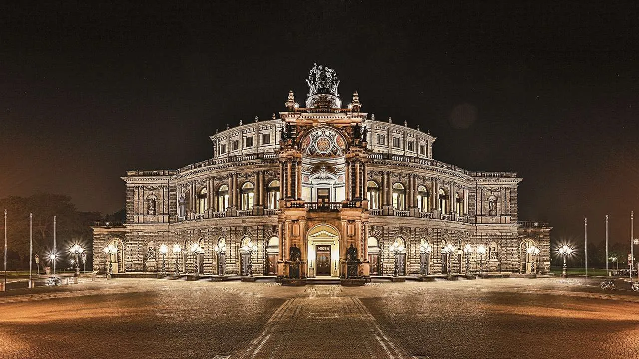 Ópera Semper en Dresde (Alemania)